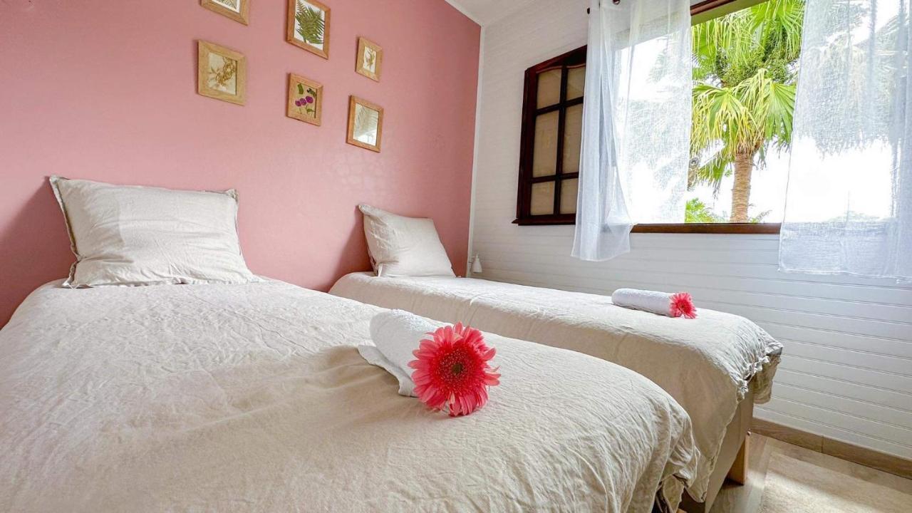 Magnifique Villa Creole Villa Ti Bout Bois Avec Cheminee Au Tevelave Les Avirons Eksteriør bilde