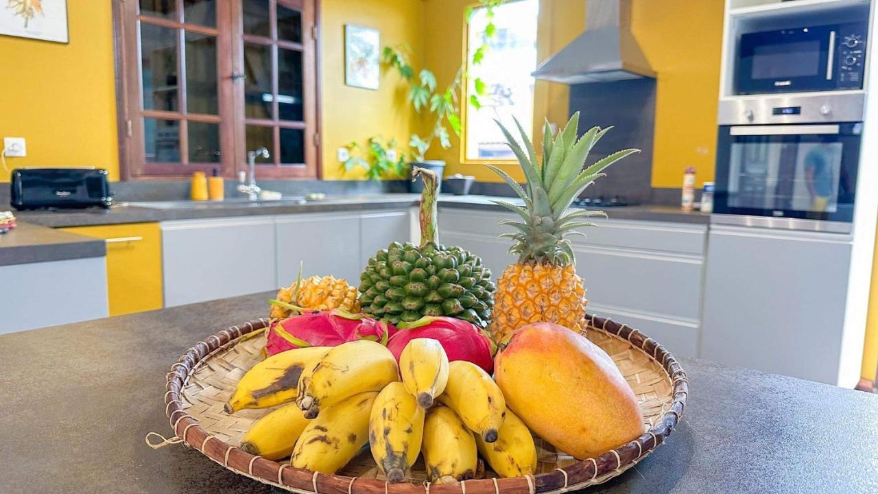 Magnifique Villa Creole Villa Ti Bout Bois Avec Cheminee Au Tevelave Les Avirons Eksteriør bilde